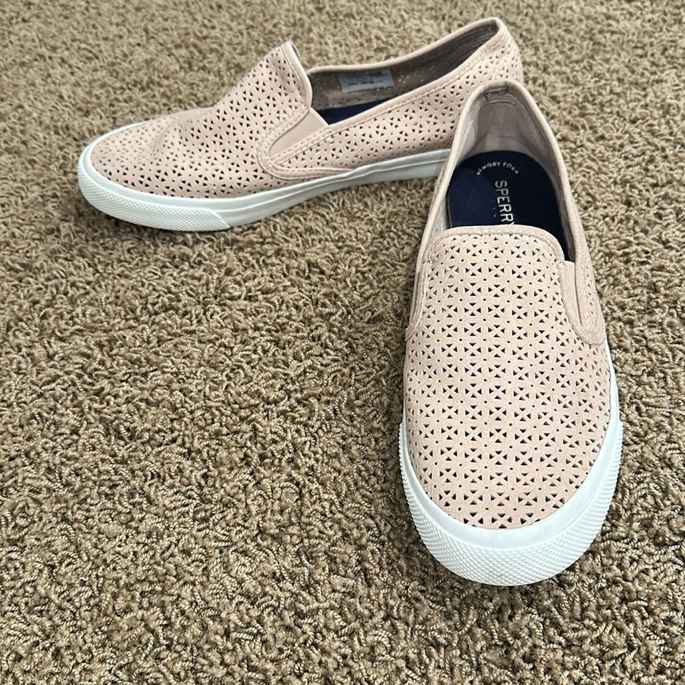 Sperry Seaside perforated slip on size 11 shoes